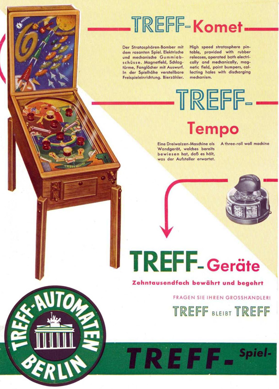 Werbung Treff Komet 1955