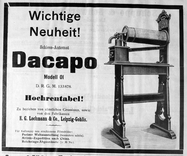 dacapo anzeige